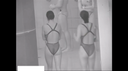 水泳の飛び込み女子選手の競泳水着を赤外線カメラで透視★マン毛まで丸見え！その3