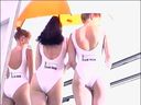 昔の灼熱サーキットお宝ハイレグレースクイーン美尻美脚美人映像