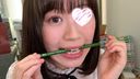 【Personal Shooting】New Elevator Girl's Cubse Silver Teeth and Pencil Gnawing Midori [Y-154]