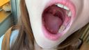 [個人拍攝]美月戲弄爬行動物臉的絞肉的喉嚨後部[Y-171]