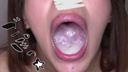 [Chump ★ Swallow (12)] Super long model face sister (19) feels the back of the throat ☆ with a super erotic appearance ☆ Because the mouth is large, you can accumulate a lot of sperm Yo on the tongue ejaculation stretch ♪ and play and swallowing ★