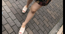 【Shoe Bukkake】 Enjoy the smell and taste of S-class gal heel sandals