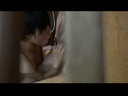 【Hidden photography, private hot spring, oral ejaculation】Two people in a private bath and a camera in the gap