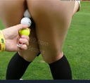 [It's a long ver! ] A video taken by a famous bank female bank employee playing special sexual entertainment golf to an important customer is leaked! The shaft is inserted and the tee shot, and at the end, the customer's own "shaft" is inserted! !!