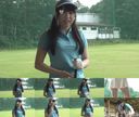 [♥ at the outdoor golf driving range] [Exposure] GET golf practice in the suburbs Cute daughter ♥ cute child's exposure ♪ at the end is mouth semen mouth