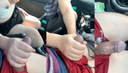 【Smartphone shooting】26-year-old Ecup Aoi-chan (2) who gave me a in the car even when I made a sudden call