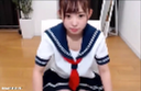 A naughty live distribution where a girl who is too cute for an idol class spreads her crotch! !!