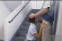 [素人] 【個人撮影】非常階段でセックスする若いカップル 露出 フェラ バック k55ロリ 美少女 童顔 制服 JD 人妻 熟女 流出 ハメ撮り