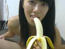 Live Chat A healthy beautiful babe shows off her face using bananas. At the end, it was delicious.