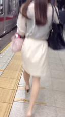개인 촬영 전철에서 스타일을 좋아하는 OL 미녀를 발견했기 때문에 따라갔습니다