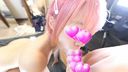CP0055 [4K 60fps] Harajuku pink hair spatula girl with a cute smile is ready to accept sperm full of sperm Rich ♥ First Shot