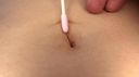 【Navel fetish individual shooting】Aoi's navel shame close-up &amp; prank shooting