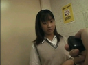 【Neat and clean】Prank ♪ on a beautiful girl in uniform (1) Gonzo in a public toilet