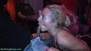 Blonde Ines and her Girlfriend fun Real Gang Bangs