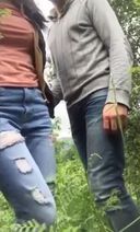 [Ass ejaculation] One-shot couple in between hikes