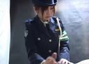 【CFNM】Mouth shot at super mini female policewoman Chiharu-chan