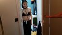 A fiercely cute China beauty wearing a collar in a black bra and a service & bite man ○ state & squirt act was taken intensely without Asian cute beauty squirrel video! !!
