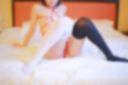 로리카와의 아름다운 미소녀 붉은 끈과 흑백 무릎 양말의 쾌감