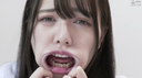 【Teeth / Mouth】Popular actress Asahi Shizuku Chan's teeth, throat, tongue observation! It comes with a masturbation video!!