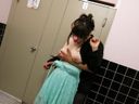 【Hidden Photography】 Semen ♪ in I Cup Explosive Slime Milk Premature Ejaculation Hostess At SEX Spot [Public Toilet] ☆ Review benefits available ☆