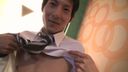 Under the suit, Tomoyuki, a handsome Lehman who has a super good body with abs bucky bakibaki, gives a at karaoke and shoots rich semen!