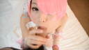 [2セット販売]アニメコス・ピンク髪男の娘とハメ撮り個撮