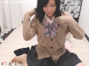 Cute beautiful busty girl in uniform cosplay takes off and takes off! !! Masturbation ecchi live streaming! !!