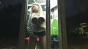 [Night exposure] Nukeru Echichi Body ♪Gcup Big Gal OL 24 years old / Remobai walk on public roads / masturbation public in a telephone booth / of saffle [Individual shooting] ☆ Review benefits available ☆