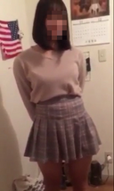 [Personal shooting] A busty college girl with a short cut who is interested in ecchi things is by her boyfriend (no main mosaic) [Smartphone video]