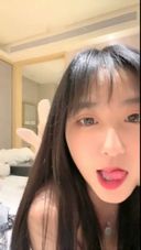 【Live Chat】Beautiful sister with black hair masturbates with a huge vibe!!
