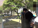 【Amateur】Gonzo 2 in a meat urinal in an outdoor ★ train & park