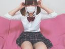 ツインテール美女がスク水in制服のライブチャット配信