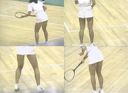 Nostalgic tennis College student early 90s indoor