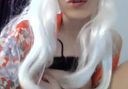 A busty beauty delivers public masturbation in a cosplay costume! !!
