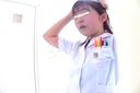 Hidden camera of a fascinating nurse changing clothes. •o•｡ Part.3