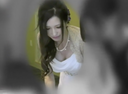 Personal shooting] Hidden photo of cleavage of beautiful woman in dress at wedding venue
