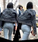 Sharp denim butt