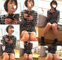 ◆Cute JD-chan with a short bob! Super tight mini dress with raw legs Echiechi. White panties ▽ I can see it for a long time! !!