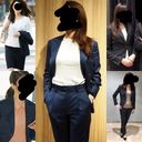 Working Office Lady 91 Beautiful female employee standing with dignity NEW