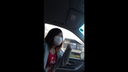 【Amateur】Amateur girl and petit support in the car in the middle of the day 4