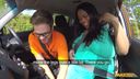 Fake Driving School - Big Busty Black Beauty Banged