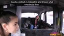 Female Fake Taxi - Czech Lesbians Strap On Fun in Taxi