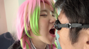 [Face licking spitting] Demon ● Blade Sweet ● Temple honey (Tsugumi Mizusawa) Chan's de M man smells smell, face licking, spitting, nose attack!!