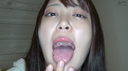 【Tongue, Teeth, Mouth】Popular actress Kagami Sarachan's extremely rare tongue velo, mouth, and teeth observation! You can also spit and chew small fish!!