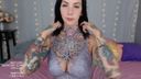 Colossal breasts tattoo gaijin older sister's live chat masturbation (25)