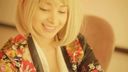 Short hair beauty big breasts foreign beauty masturbates♡ leisurely in kimono