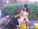 【Uncensored】Two couples take a walk in the park to the hotel... After chatting lightly, the foursome starts immediately.