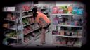 【Security Camera】A clerk having sex at a convenience store in the middle of the night