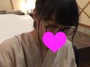 [Personal shooting, amateur, POV, face] Active JD glasses girl Nanaka 20 years old Review benefits available!