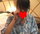 [Personal shooting, amateur, POV, face] Active JD glasses girl Nanaka 20 years old Review benefits available!